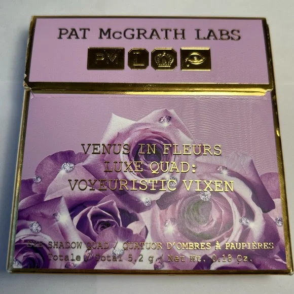 NWT🌷Pat McGrath “Venus in Fleurs Luxe Quad: Voyeuristic Vixin”